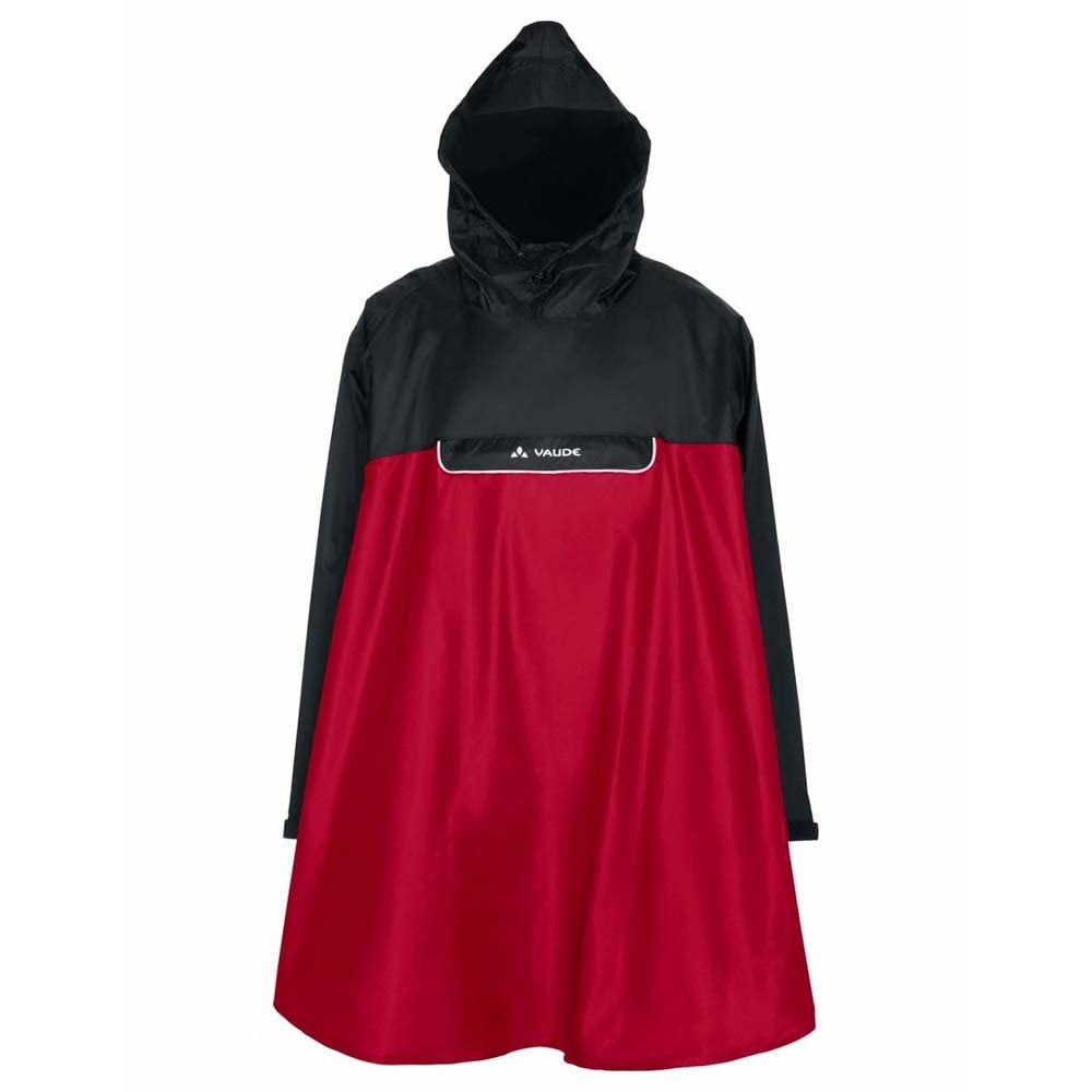 VAUDE Herren Valero Poncho XXL indian red, XXL indian red