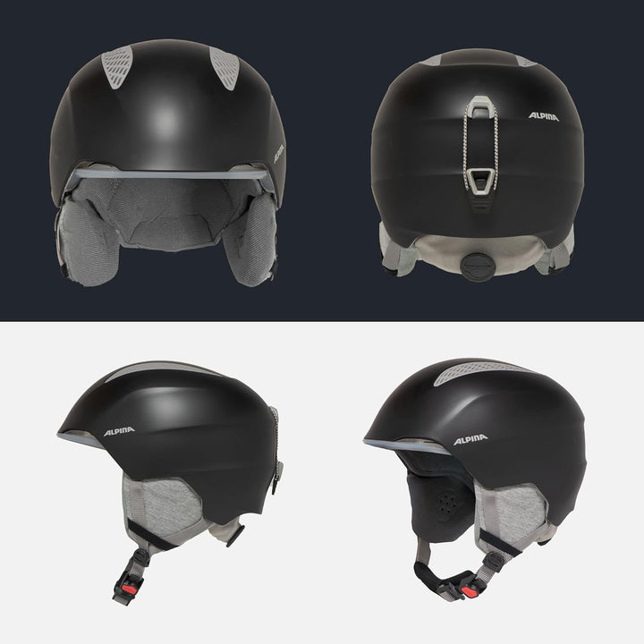 ALPINA GRAND JR - Sicherer, Leichter, Stossabsorbierender & Individuell Anpassbarer Skihelm Für Kind