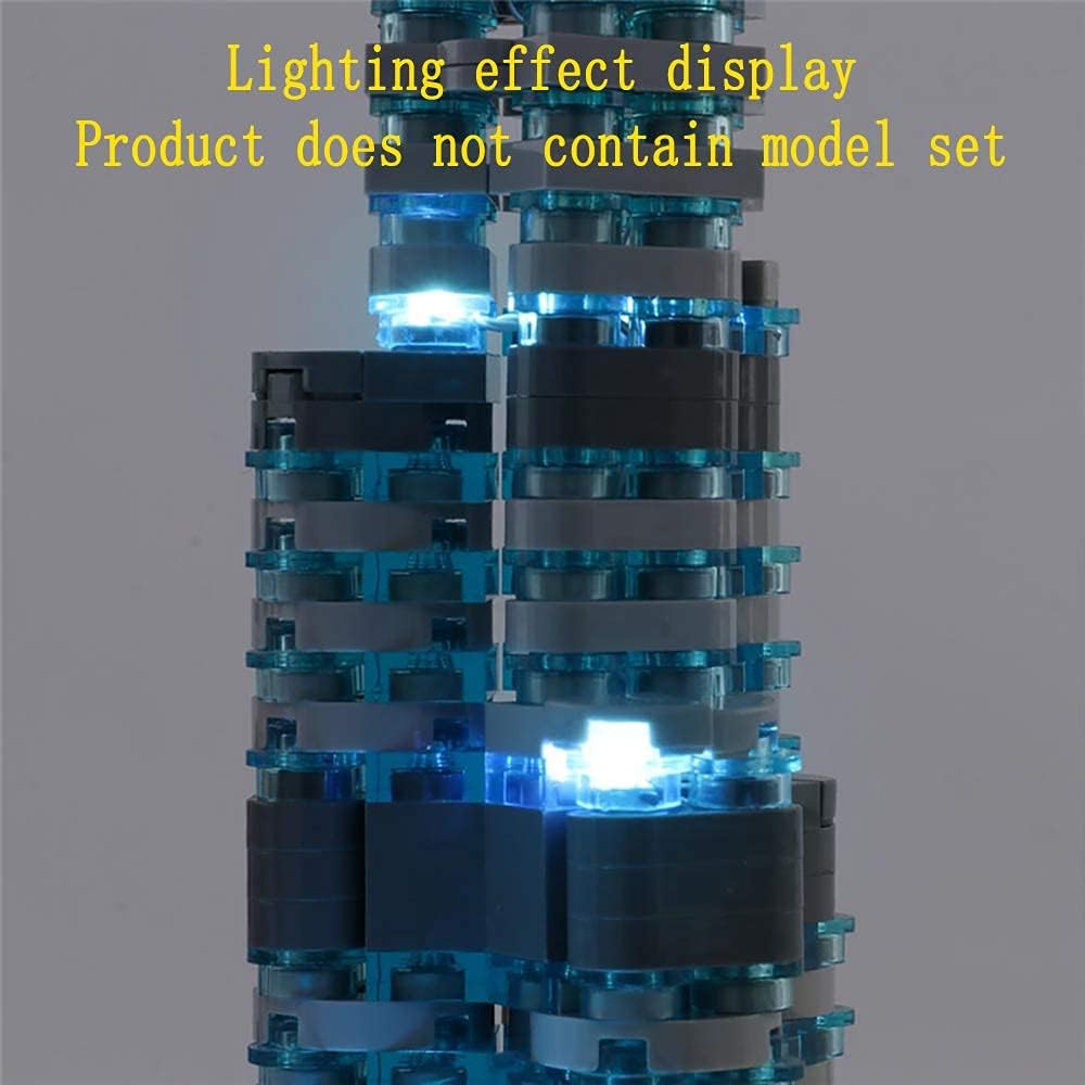 GEAMENT LED-Licht-Set für Architecture Skylines Dubai – kompatibel mit Lego 21052 Bausteine Modell (