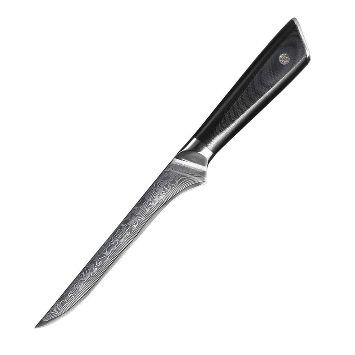 Ausbeinmesser aus Damaststahl Boning Knife top ausbalanciert Stylisch