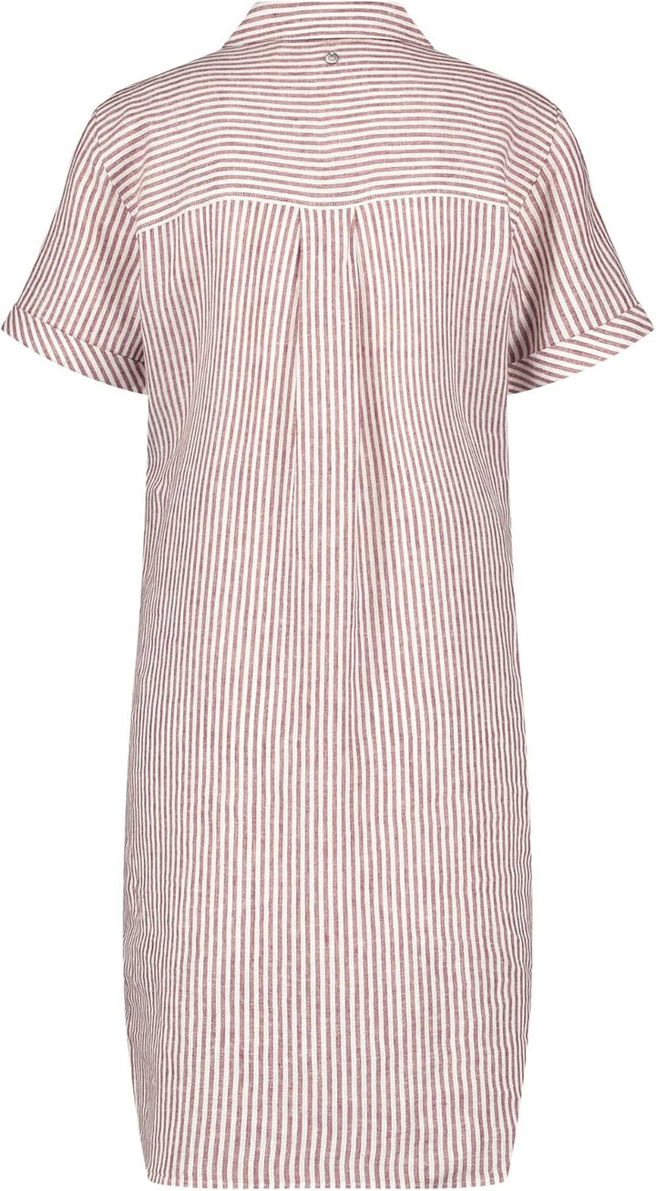 Gerry Weber Damen Kleid 36 Rot/Orange/Ecru/Weiss Streifen, 36 Rot/Orange/Ecru/Weiss Streifen