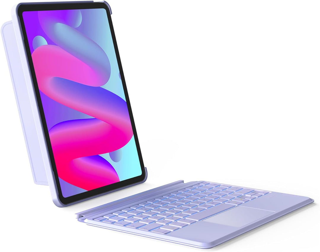 Inateck Tastatur Hülle Kompatibel mit iPad Air 5/4,iPad Pro 11 Zoll 4/3/2/1,Hoch-/Querformat Ständer