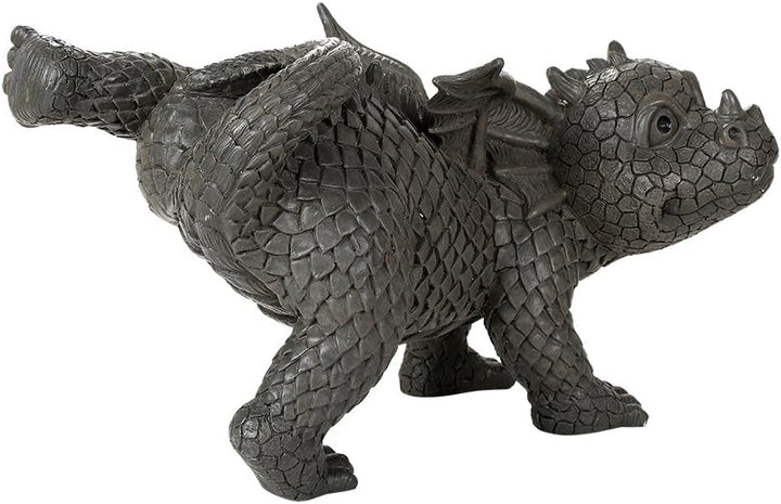 Pacific Giftware Garten Drache Peeing Drache Deko Garten Accent Skulptur Stone Finish 25,4 cm Hoch