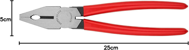 KNIPEX Kombizange mit Kunststoff überzogen 250 mm, 03 01 250 EAN