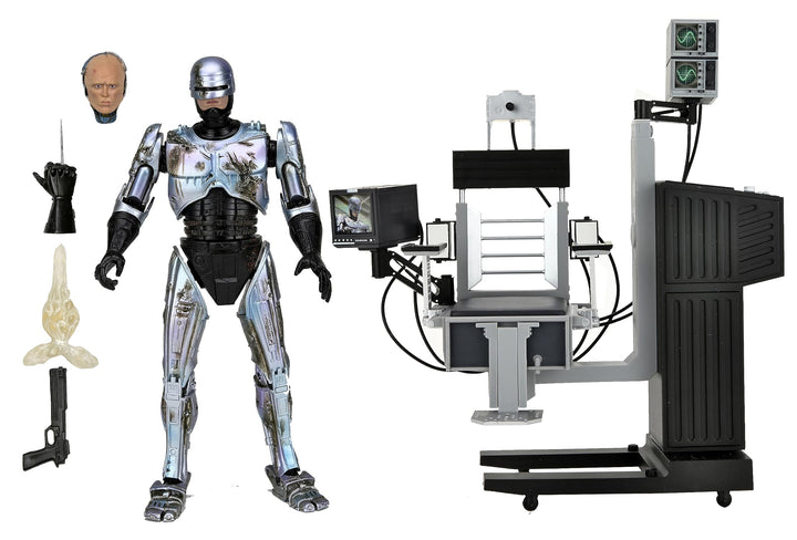 Neca Ultimate Robocop-Figur mit Stuhl, 20 cm 203605 Schwarz