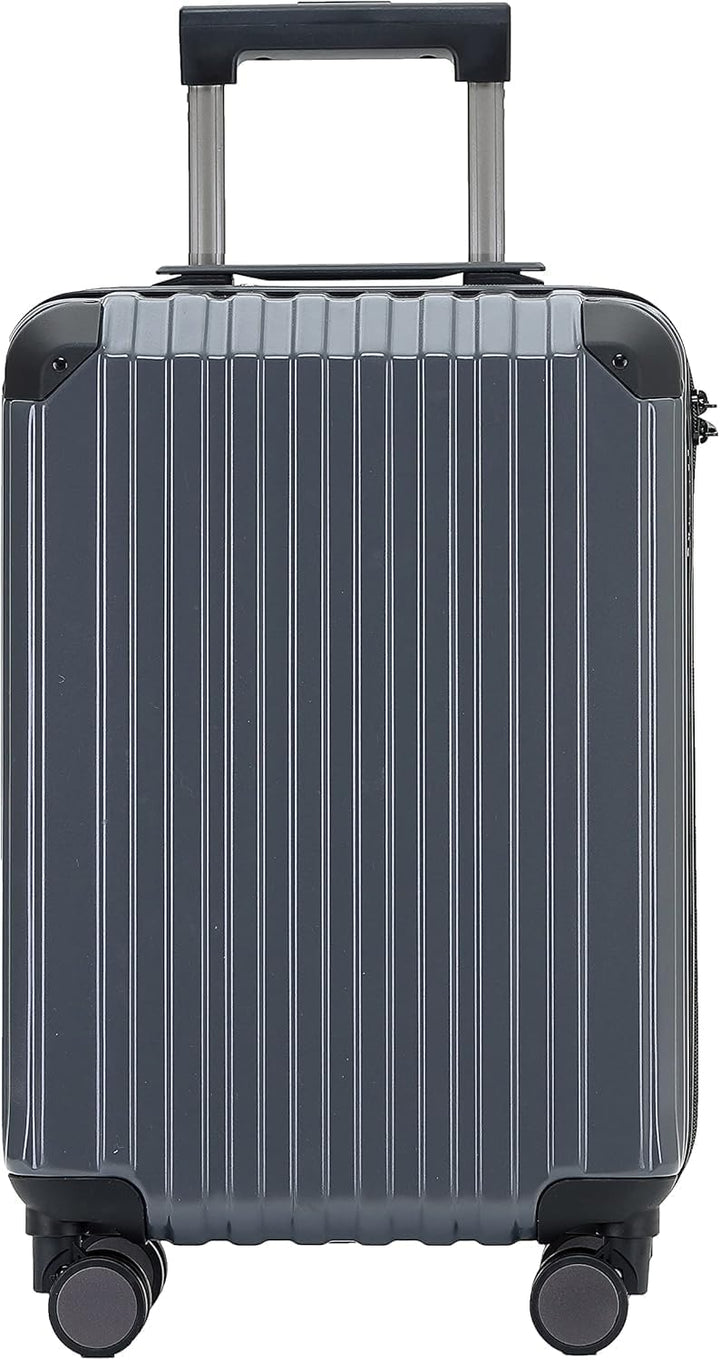 Münicase M816 TSA-Schloss, Teleskopgriff, Reisekoffer mit 4 Rollen, Hartschale, Kabinentrolley 55cm,