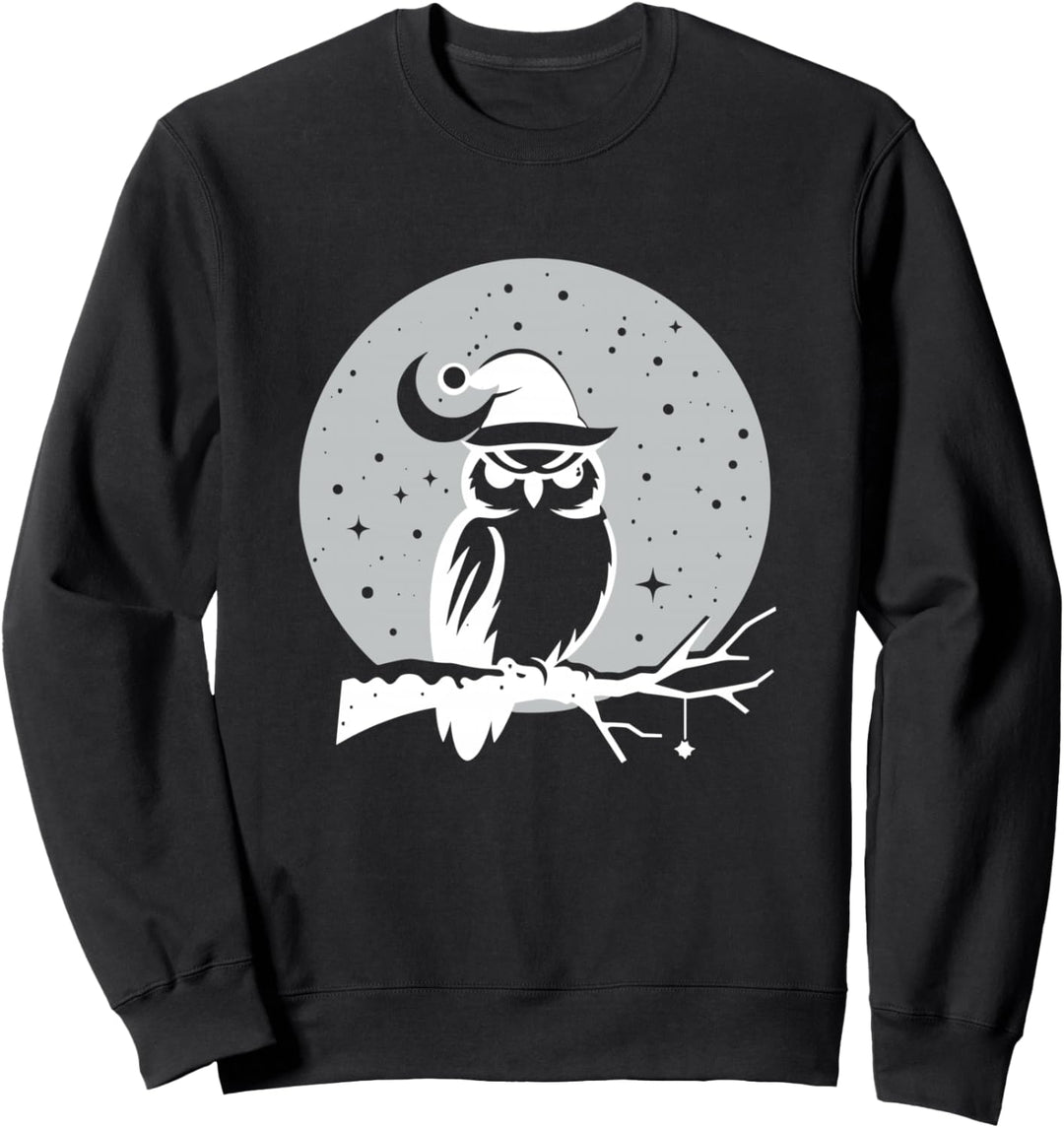 Weihnachtsmütze mit weihnachtlicher Eule, weihnachtliche Eule, Weihnachtsmotiv Sweatshirt