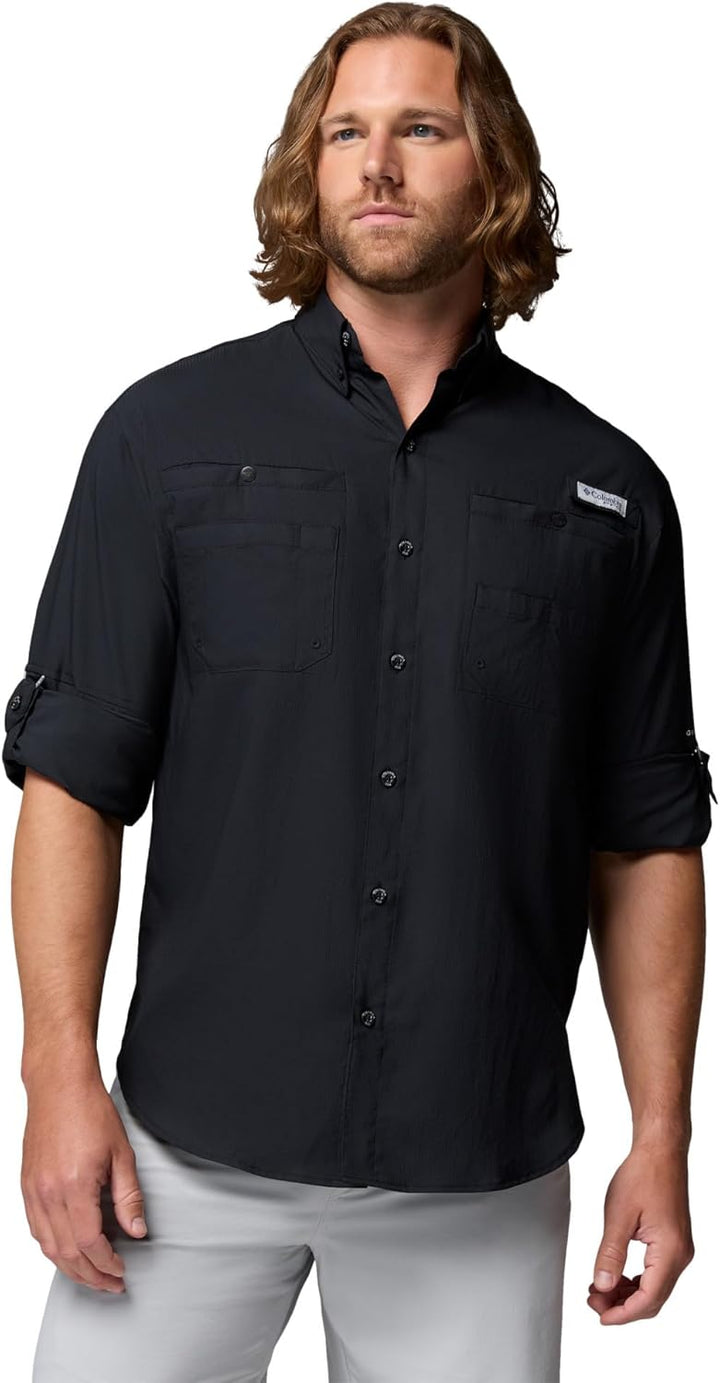 Columbia Herren Tamiami Ii Long Sleeve Shirt Langarmshirt S Schwarz, S Schwarz