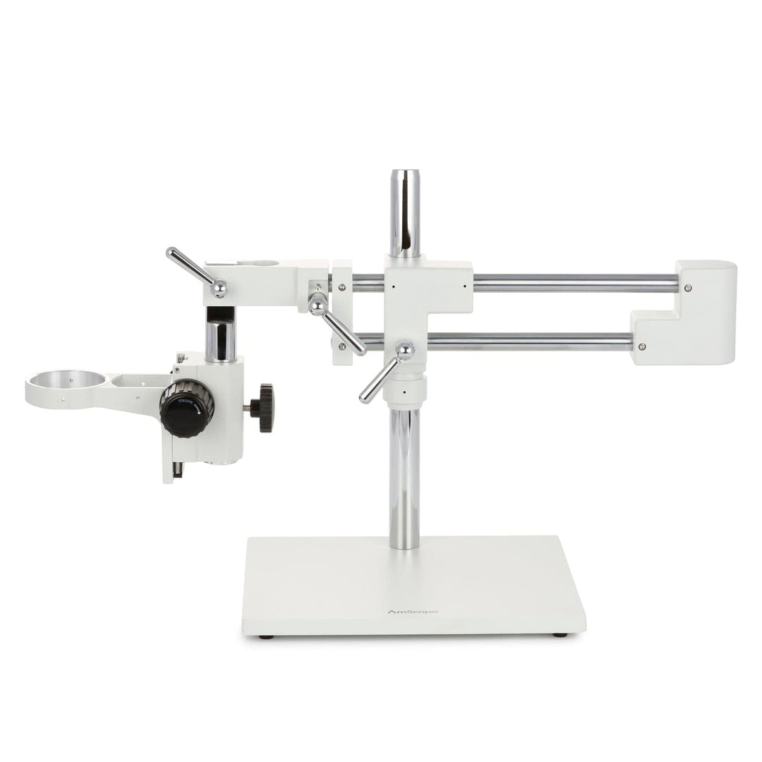 AmScope DAW Hochleistungs Doppel arm Auslegerständer, Weiss