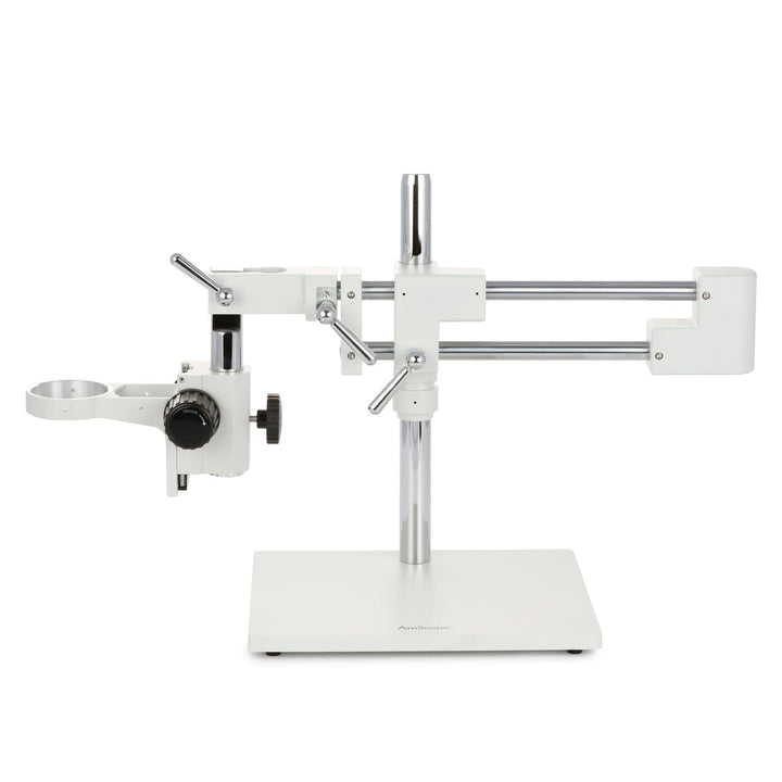AmScope DAW Hochleistungs Doppel arm Auslegerständer, Weiss