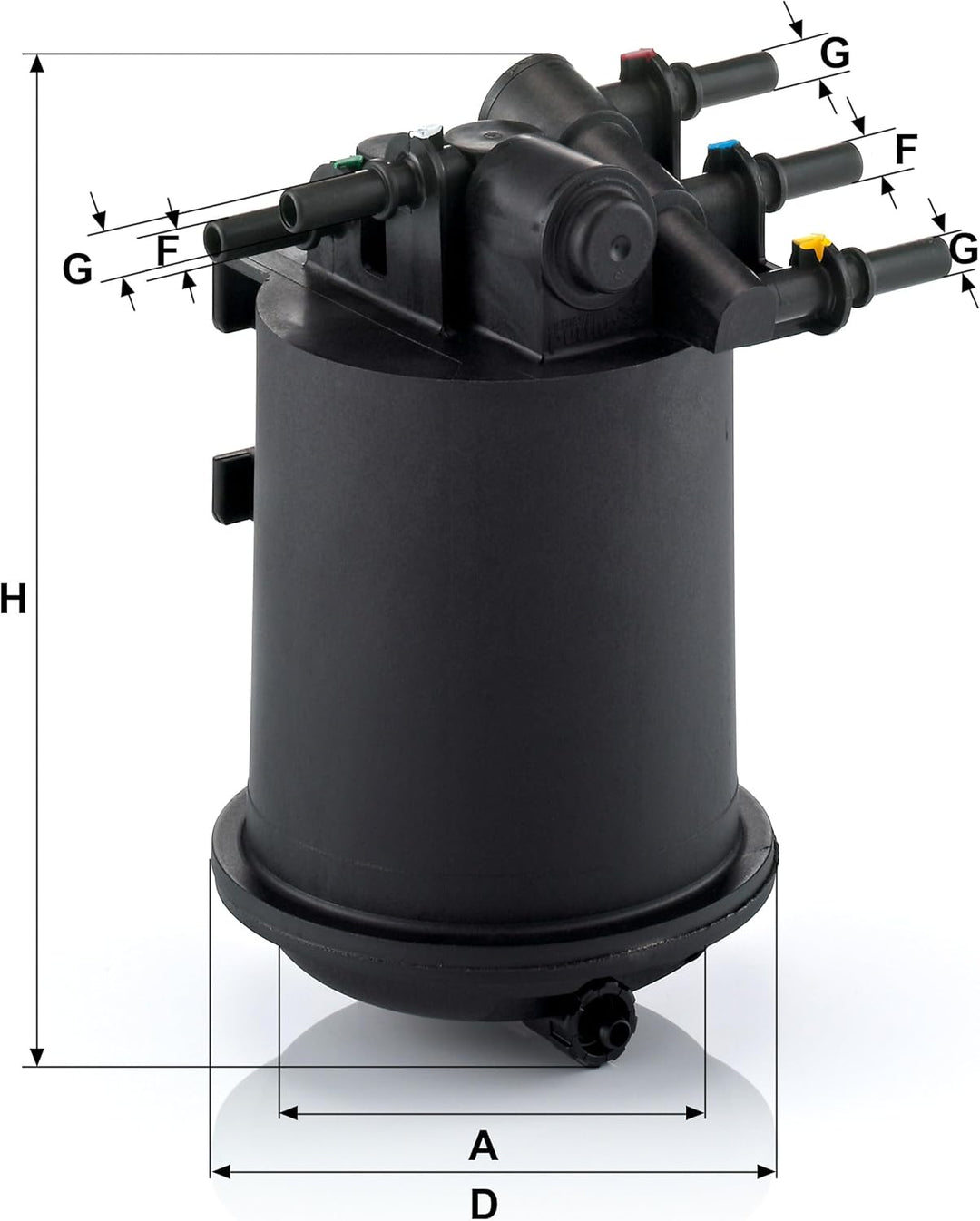 MANN-FILTER WK 939/1 Kraftstofffilter – Für PKW