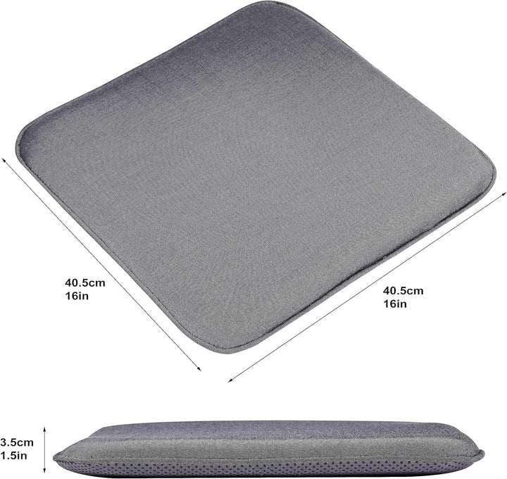 RACE LEAF Vierer-Set 40.5x40.5cm Memory Foam Slow Rebound Sitzkissen Indoor Household Sitzkissen was