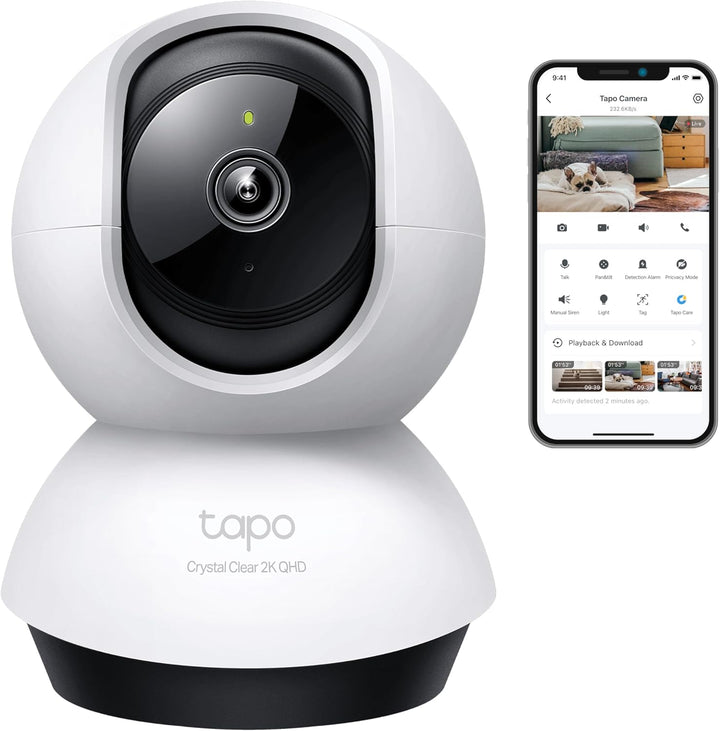Tapo TP-Link C220 360°-WLAN-Überwachungskamera für den Innenbereich, 2K 4MP, IR Nachtsicht, Bewegung