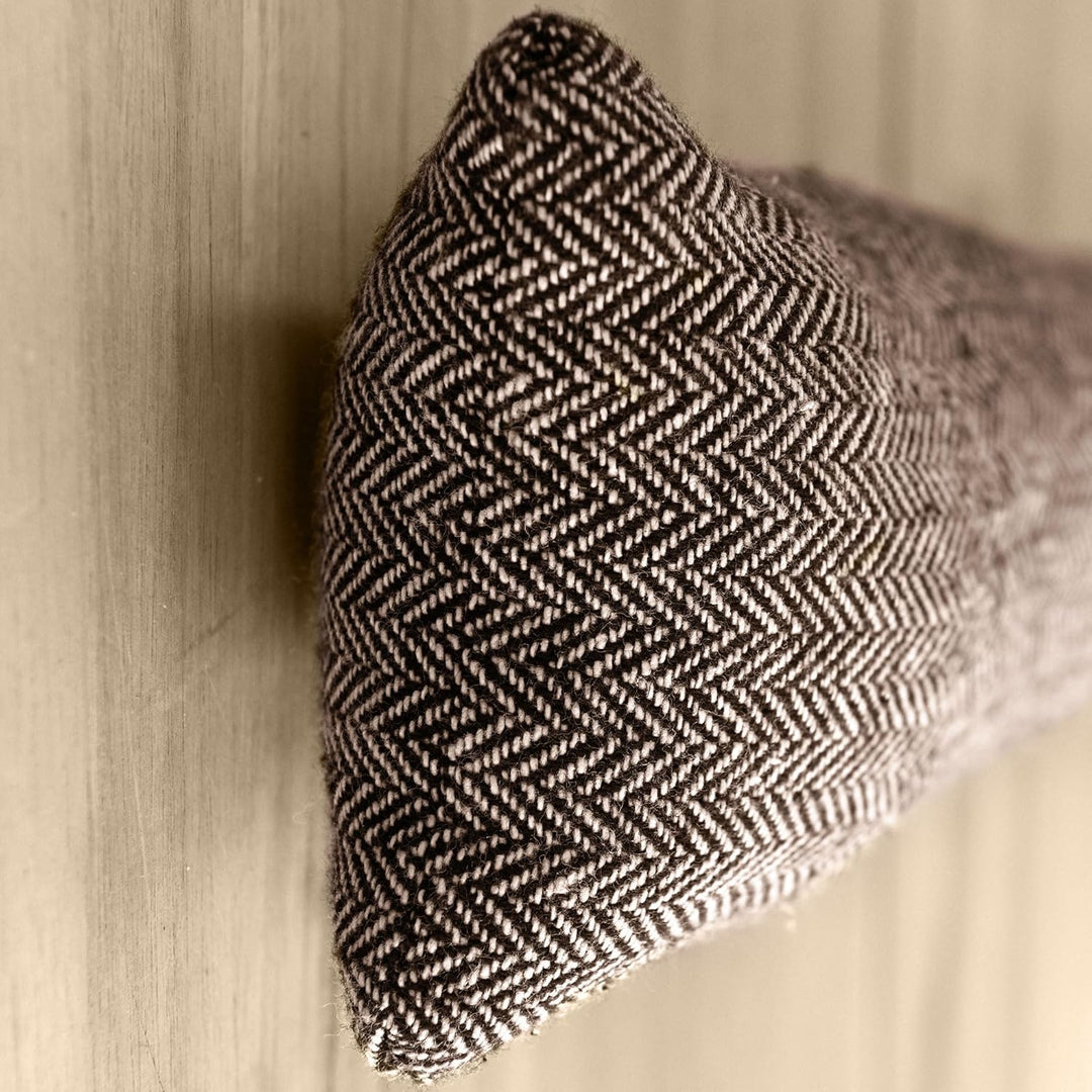 Beautissu 2er Set Zugluftstopper 120 cm lang Tuuli HE - Windstopper als Türvorleger, Haustür Rolle u