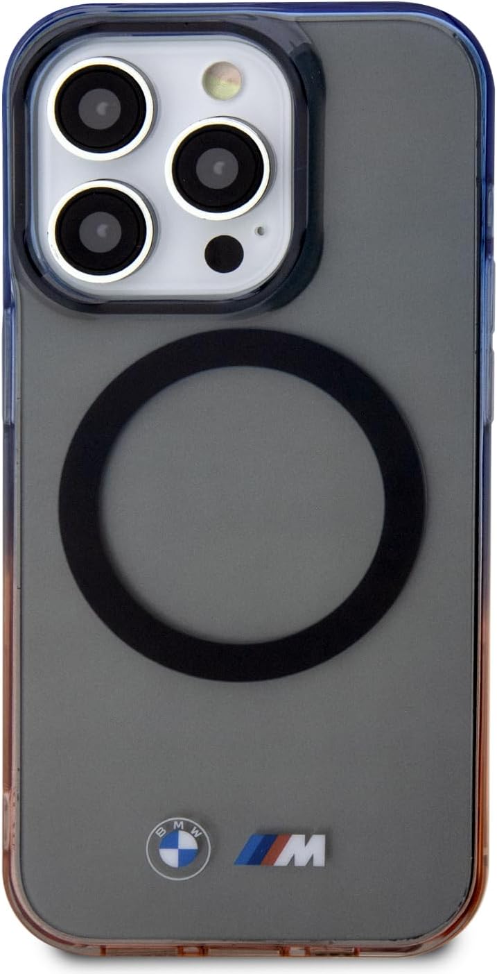 BMW BMHMP14LHTGE hülle für iPhone 14 Pro 6.1" grau hardcase Gradient Bumper