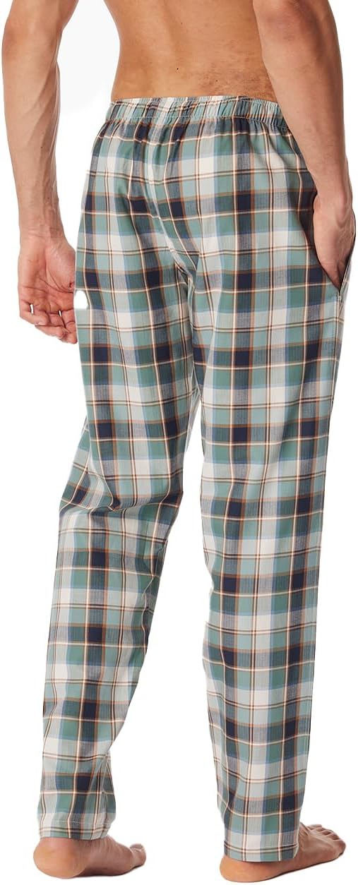 Schiesser Herren lange Schlafhose Web - Mix + Relax, Multicolor 4_180292