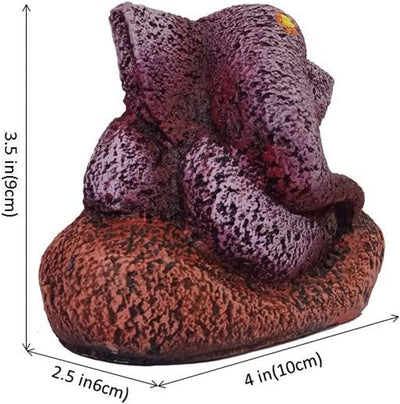 Purpledip Idol Ganesha, Kunstharz, bunt, modernes Kunstdesign (11871A)