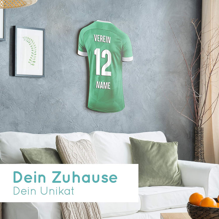 Elbeffekt Trikotlampe für Mexiko Fans aus Holz - personalisierbares Geschenk - schenke Dein individu