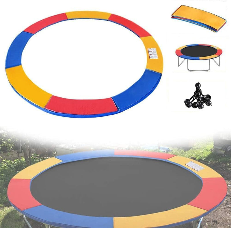 NAIZY Trampolin Randabdeckung Ø244/305/366cm Trampolinabdeckung UV-Schutz Reissfest Trampolin Umrand