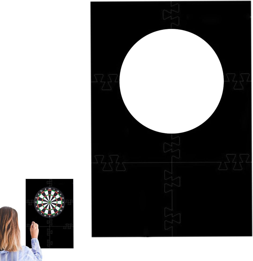 Dartscheiben-Schutz für Wandschutz, Dart-Ziel-Schutzring,Leichte Dartscheiben-Rückseite | 6 Stück ge