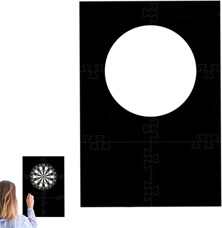 Dartscheiben-Schutz für Wandschutz, Dart-Ziel-Schutzring,Leichte Dartscheiben-Rückseite | 6 Stück ge