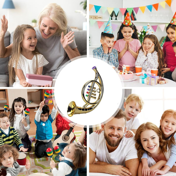 Kinder Saxophon, Spielzeugsaxophon | Horn Musikinstrument,Musikalisches Bildungsleichtmarschposaunen