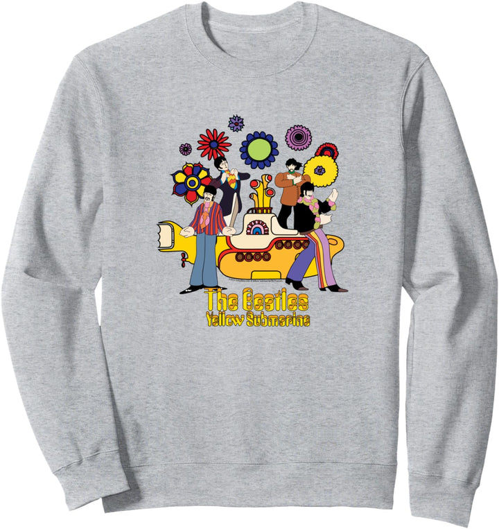 Die Beatles — Gelbe Sub Floral Sweatshirt