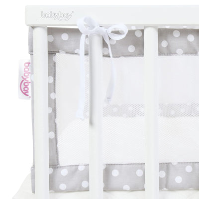 babybay Nestchen Mesh-Piqué/Bettumrandung für Beistellbett/Stossschutz für Baby Bett, passend für Mo