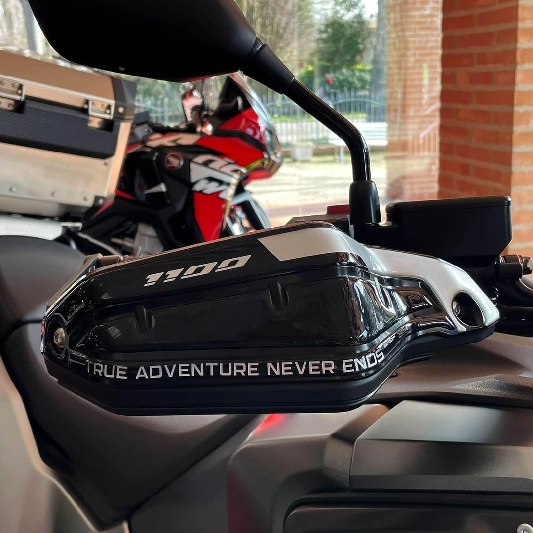 Resin Bike Aufkleber für Motorrad Kompatibel mit Honda Africa Twin CRF 1100 L 2022-2023. Handschutz