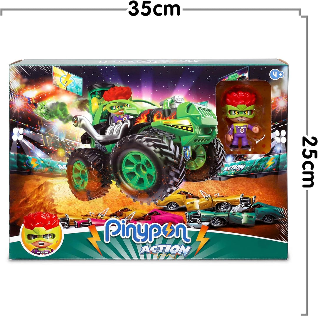 Pinypon Action 700017051 Big Foot Pinypon Spielzeug, bunt, Talla única