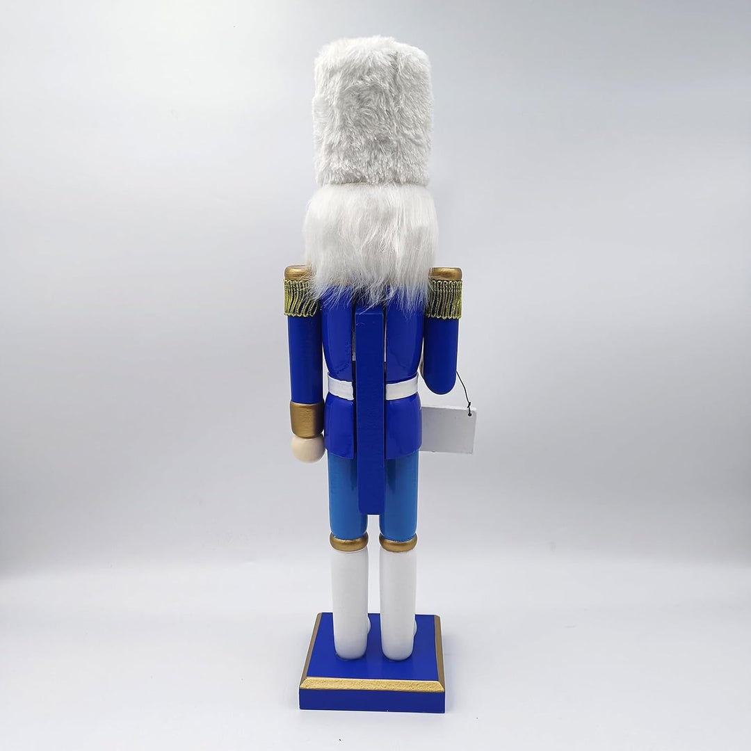 Weihnachts Nussknacker - Holz Nussknacker Für Jüdisches Fest | Weiss Und Blaue Tischdekoration Samml