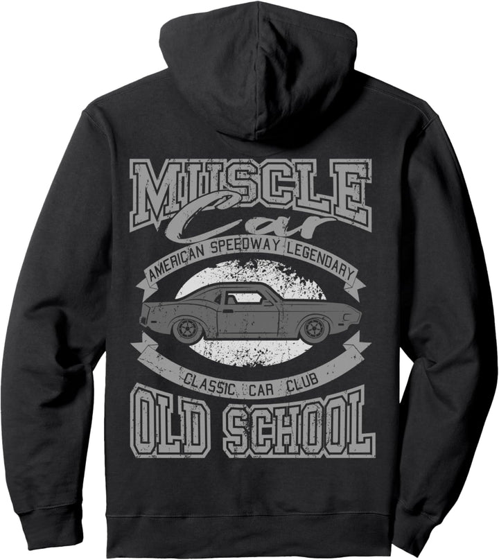 Muscle Car VINTAGE US Car Tuning Geschenk Mechaniker Pullover Hoodie