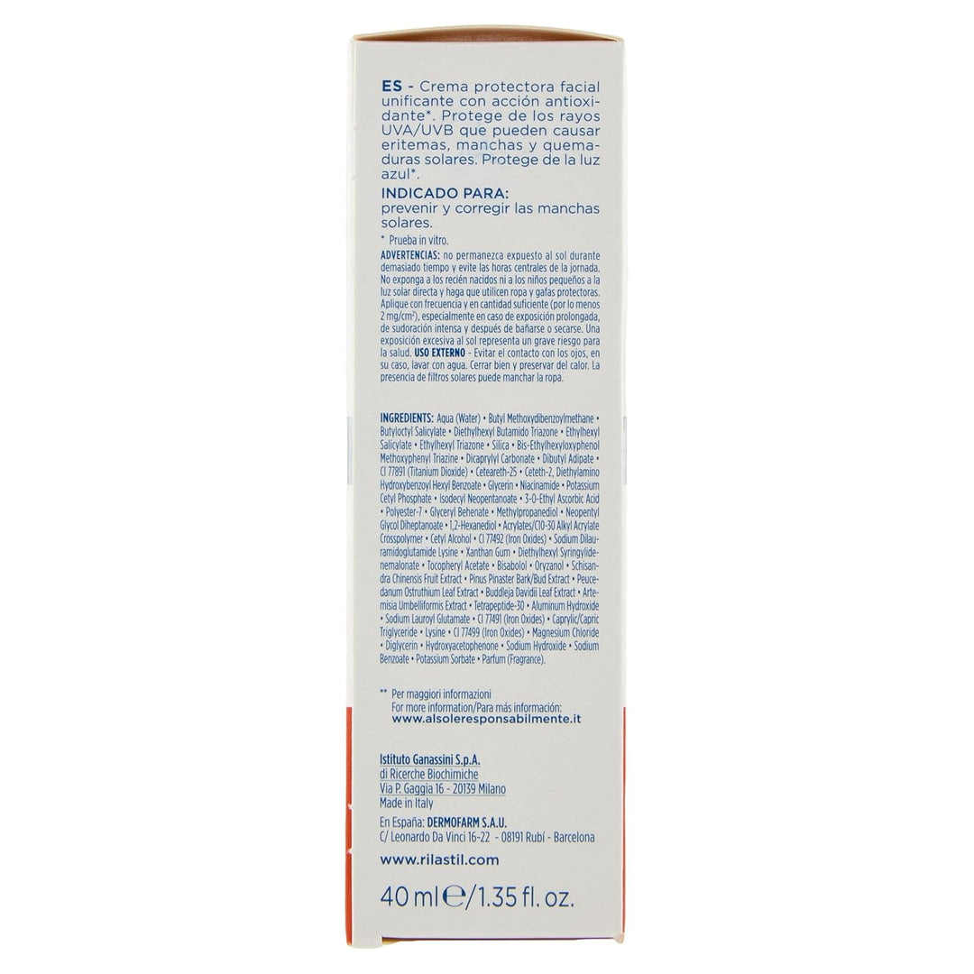 Rilastil Sun System - D-Clar Crema Fotoprotettiva Uniformante Light SPF50+,40ml