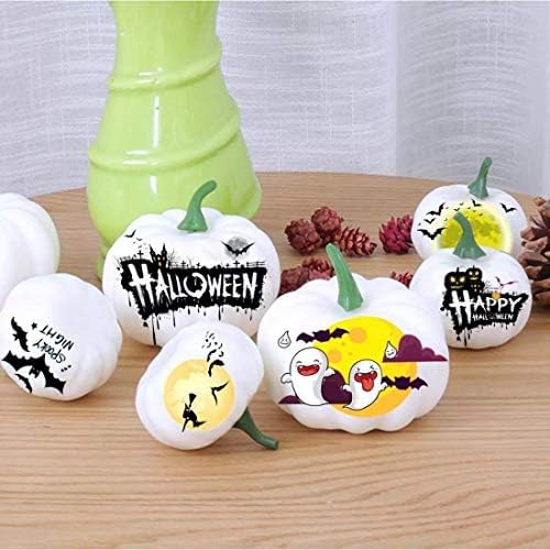 O-Kinee Kürbis Herbst Dekoration Draussen, 12 Stück DIY Kürbis Deko, Künstliche Pflanzen Kürbisse, W