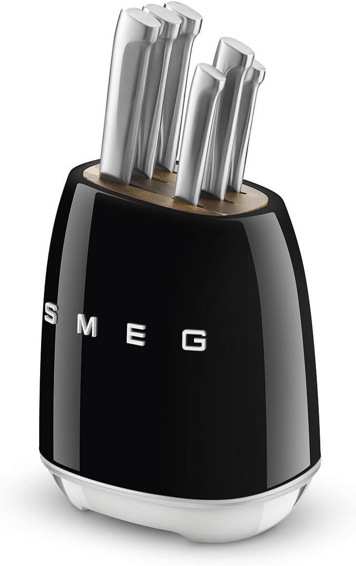 Smeg, Messerblock, KBSF02BL, Schwarz