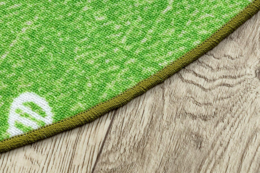rugsx Teppich für Kinder Hearts Jeans, Vintage Herzen - grün Kreis 100 cm HEARTS grün kreis 100 cm,