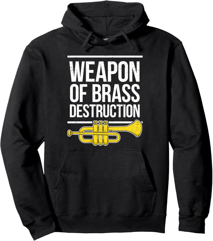 Lustiger Trompeter Spruch Trompeten-Spieler I Blechbläser Pullover Hoodie