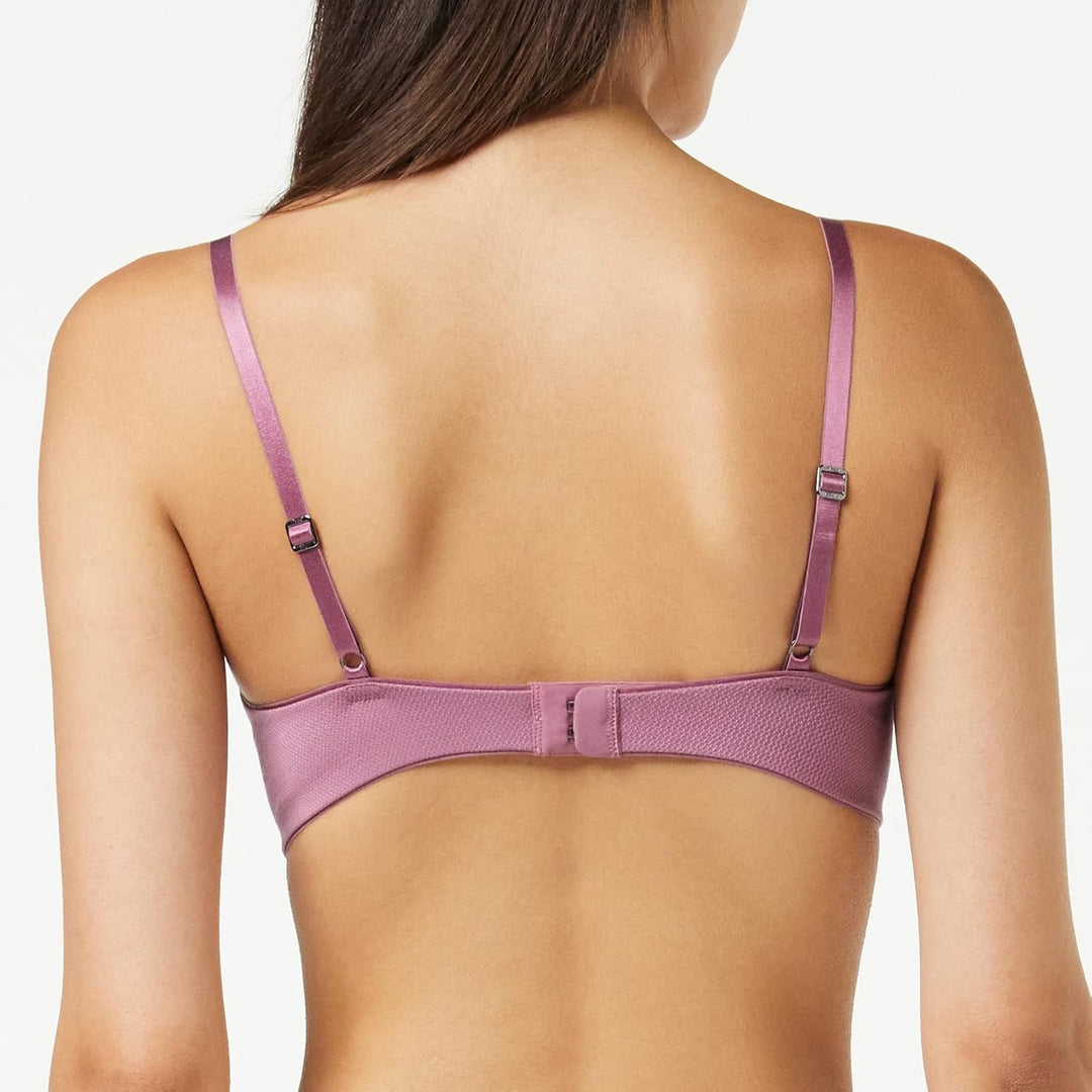 S by sloggi Damen Shadow Soft Bra Non-Wired Bra XS Lila Clover, XS Lila Clover