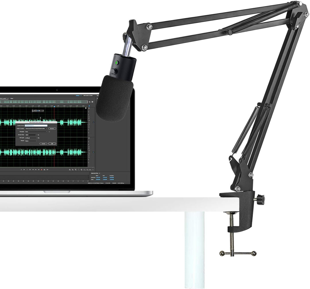 Razer Seiren X Mikrofonarm mit Popschutz - Gelenkarm mit Windschutz kompatibel mit Razer Seiren X US