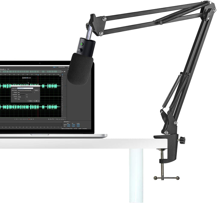 Razer Seiren X Mikrofonarm mit Popschutz - Gelenkarm mit Windschutz kompatibel mit Razer Seiren X US