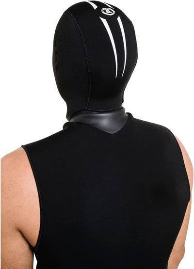 Cressi Base Layer Man 2.5mm - Tauchunterzieher Neopren 2.5mm, Schwarz, für Herren Hood Vest XL, Hood