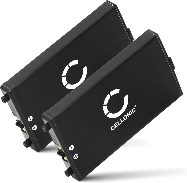 subtel 2X Akku kompatibel mit Nintendo DS, DS Lite - NTR-001, NTR-003 3.6V - 3.7V 800mAh, 2x