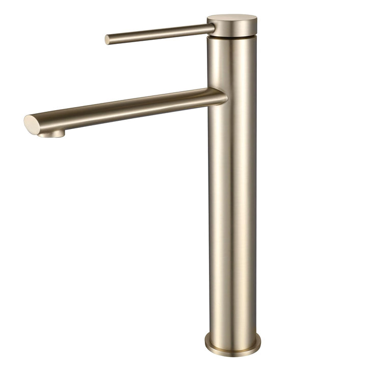PHASAT Wasserhahn Bad Gold Mischbatterie Einhebelmischer Waschbecken Armaturen Waschtischarmatur Hoc