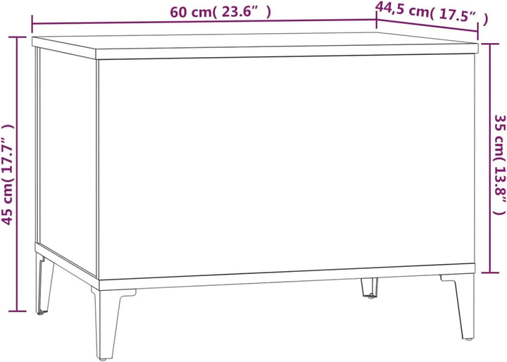 Tidyard Couchtisch Tisch Wohnzimmertisch Esstisch Sofatisch Küchentisch Kaffeetisch Teetisch 60 x 44
