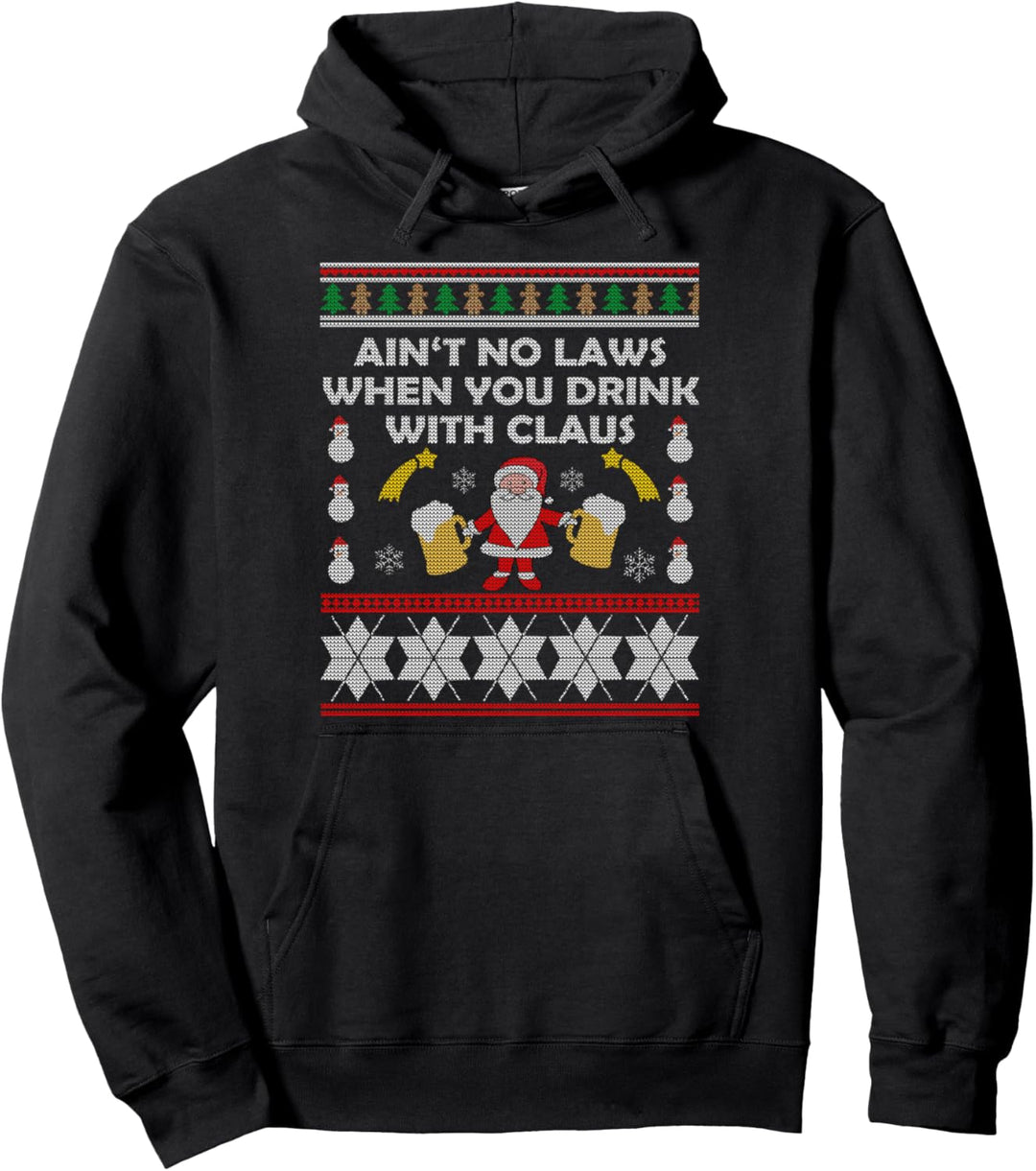 All I Want For Christmas Is Beer Ugly Christmas Outfit Pullover Hoodie