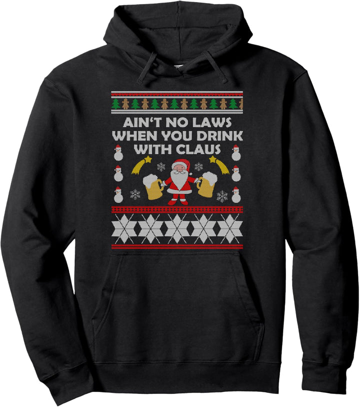 All I Want For Christmas Is Beer Ugly Christmas Outfit Pullover Hoodie
