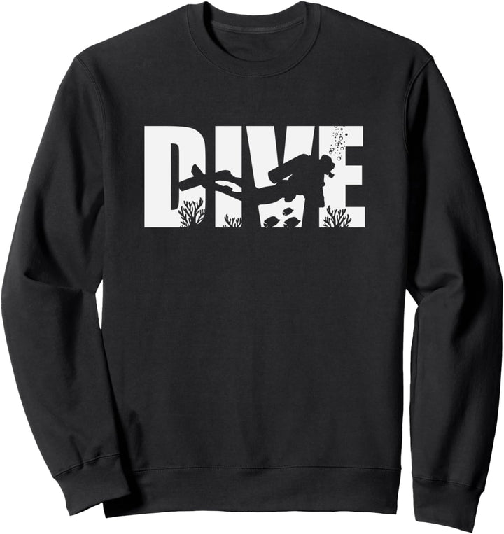 DIVE Tauchen Divemaster Diver Unter Wasser Taucher Sweatshirt