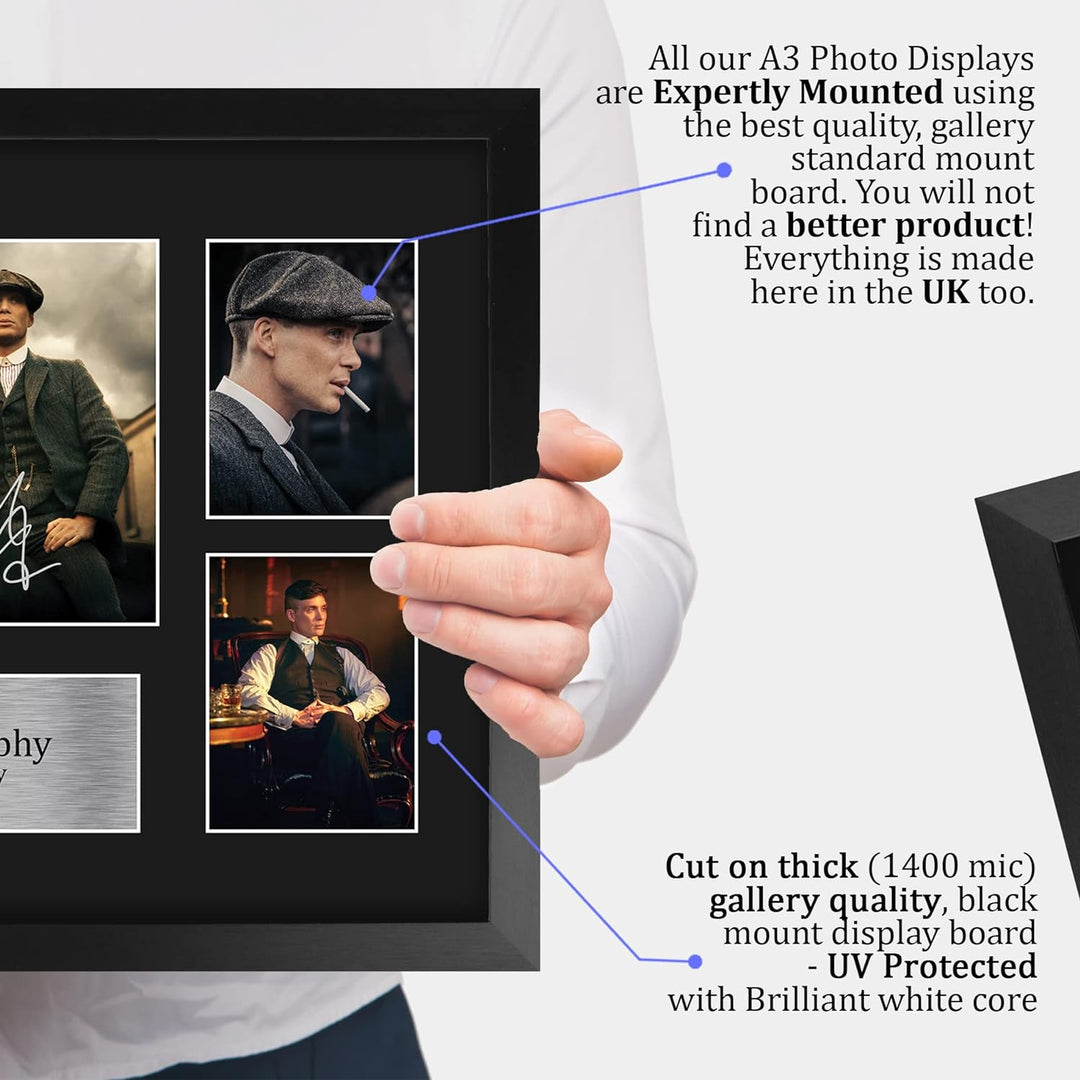 HWC Trading FR A3 Cillian Murphy Peaky Blinders Tommy Geschenke Gedruckt Signiert Autogramm Bild Für