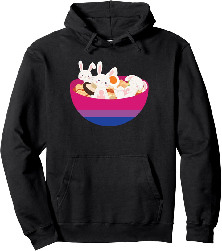bisexuelle ramen kaninchen bisexuelle ramen kaninchen Pullover Hoodie