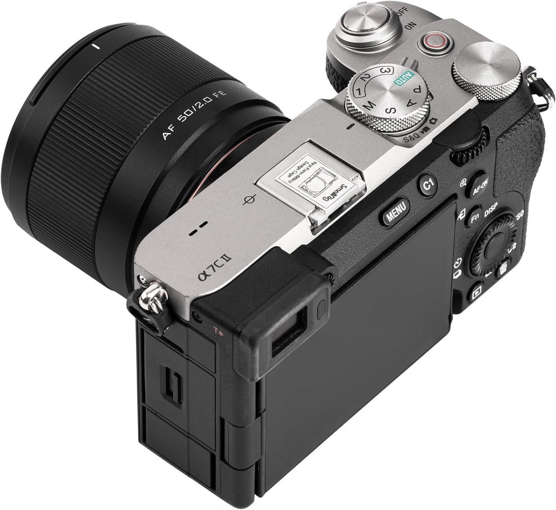 VILTROX 50mm F2 Vollformat Objektiv für Sony, AF 50mm f/2.0 FE Standard Prime Objektiv für Sony e Mo